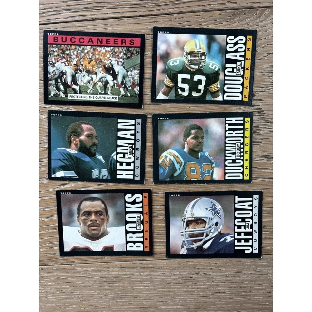 Vintage NFL Football Card Lot 80+‎ Cards Early 1990s Topps Donruss Fleer